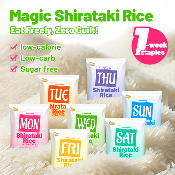 Ketogenic Konjac Rice 80g*7=560g